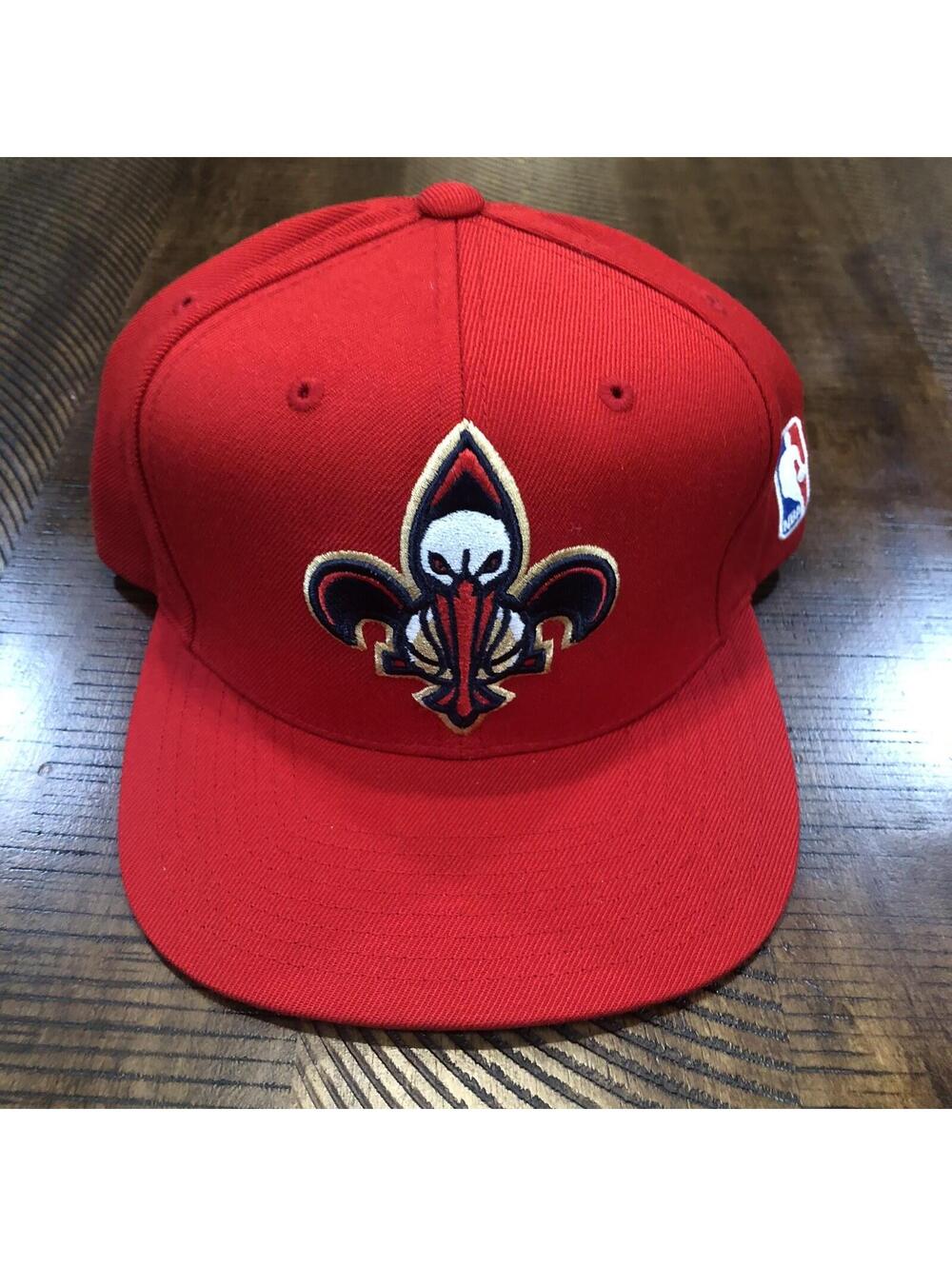 New Orleans Pelicans Mitchell & Ness Red Nostalgia Co Hat Cap Snapback NBA